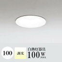 ダウンライト 開口100φ 温白色(3500K) 白熱灯100W相当 ホワイト 調光可 ※別売調光器対応 ※工事必要 SB型(高気密 断熱材対応型) 配光100° 拡散 鋼 超浅型