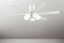 シーリングファン ~8畳用 DCモーター 静か 省エネ 簡易結線型 電球色・昼白色切替 電球交換可 調光可 リモコン付属