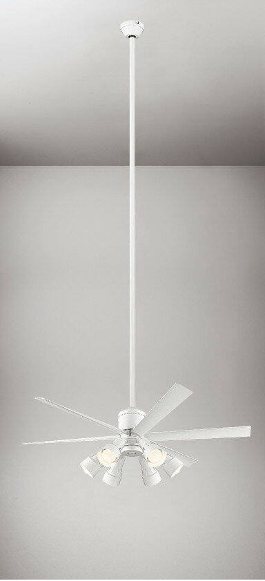 シーリングファン 〜8畳用 DCモーター 静か 省エネ ※工事必要 指定の角度まで傾斜対応 電球色・昼白色切替 電球交換可 250cm延長パイプセット 調光可 リモコン付属