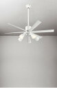 シーリングファン DCモーター 静か 省エネ 簡易結線型 指定の角度まで傾斜対応 電球色・昼白色切替 電球交換可 60cm延長パイプセット 調光可 リモコン付属