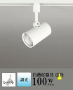 スポットライト ブラケットライト 壁面取付可 屋内用 工事orダクト 広角 白熱灯100W相当 昼白色(5000K) 調光可(別売調光器対応)