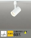 スポットライト ブラケットライト 壁面取付可 屋内用 工事orダクト 広角 白熱灯60W相当 電球色(2700K)