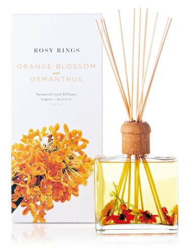 【正規取扱店】ROSY RINGS ボタニカルリードディフューザー レモンブロッサム&オスマンサス (ロージーリングス BOTANICAL REED DIFFUSERS)