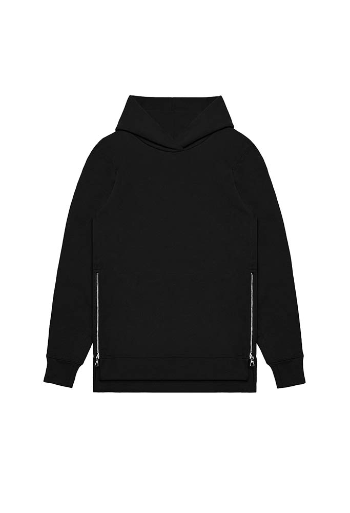 【正規取扱店】JOHN ELLIOTT HOODED VILLAIN 定番プルオーバーパーカー BLACK (ジョンエリオット)