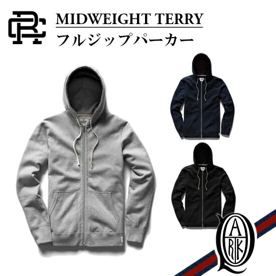 【正規取扱店】REIGNING CHAMP FULL ZIP HOODIE フルジップパーカー RC-3205 MIDWEIGHT TERRY 3色 (レイニン...