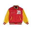 SAINT Mxxxxxx Zg }CP SM-S23-0000-068 / VARSITY JACKET / RED SAINT MICHAEL