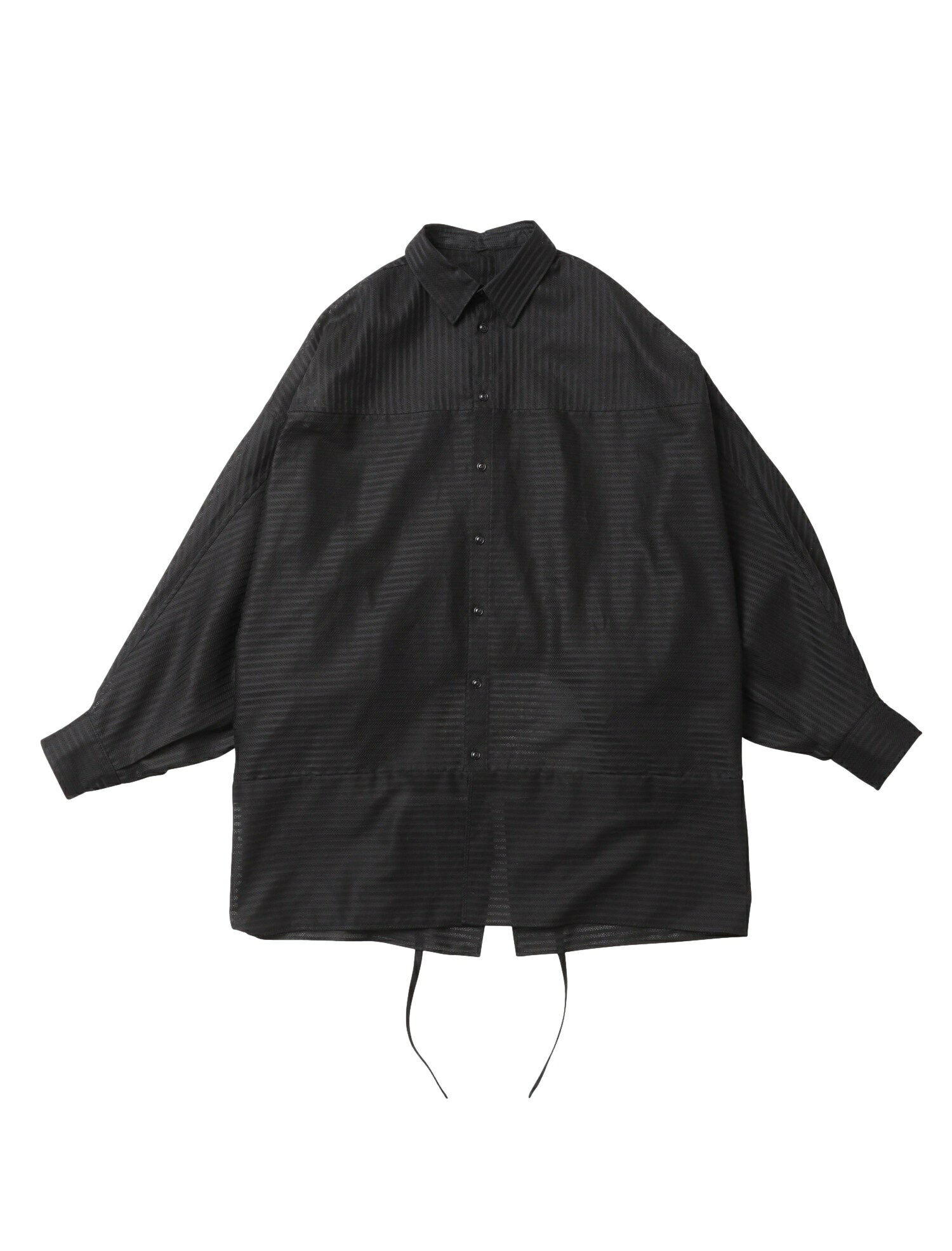 Long-Sleeved - 【正規取扱店】beautiful people ダブルエンドアキハストライプフレアーブラウス black (ビューティフルピープル)