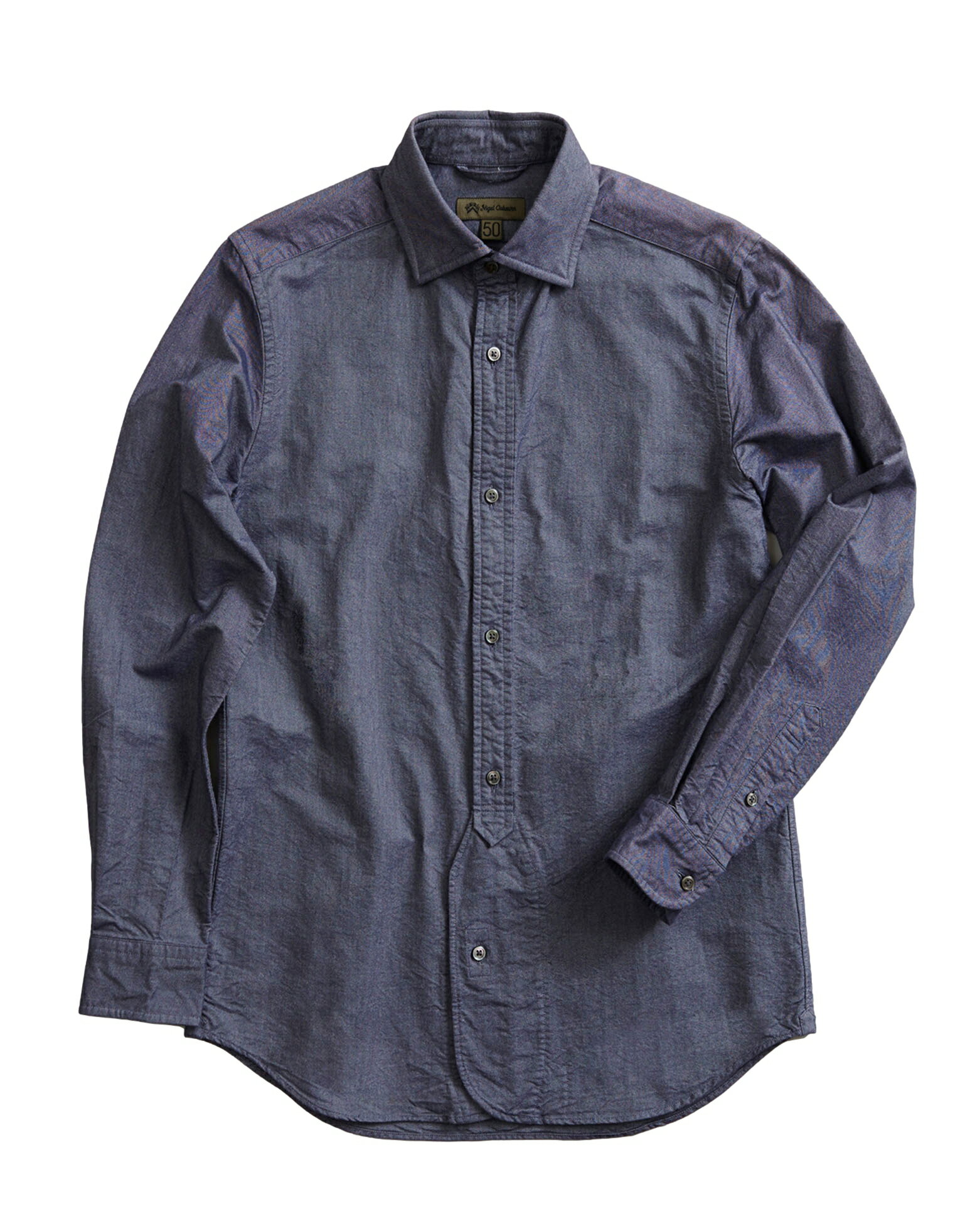 【正規取扱店】NIGEL CABOURN BRITISH OFFICERS SHIRT 204 NAVY (ナイジェルケーボン)