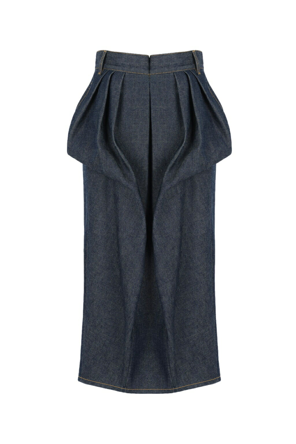 【正規取扱店】MAISON MARGIELA デニムギャザースカート インディゴ(メゾンマルジェラ)