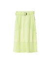 yK戵Xzbeautiful people sheer cotton voile 2layer army skirt lime r[eBts[v