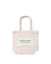 【正規取扱店】beautiful people SDGs name tag tote bag ecru ビューティフルピープル