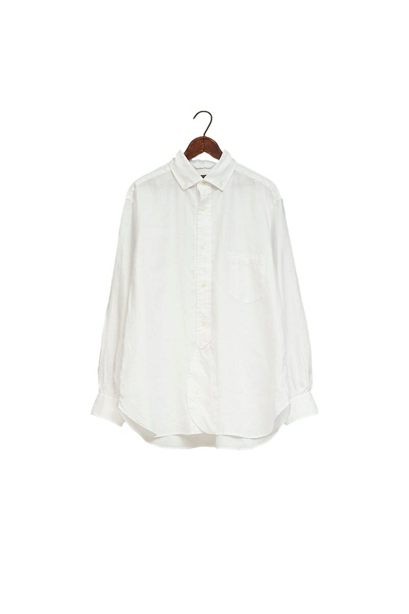 NIGEL CABOURN BRITISH OFFICERS SHIRT TYPE2 WHITE (ナイジェルケーボン)