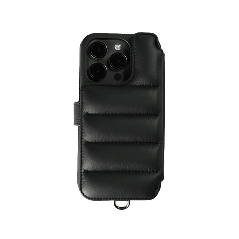 【正規取扱店】DEMIU BALLON Deux iPhone15Pro BLACK 携帯ケース（デミュウ）