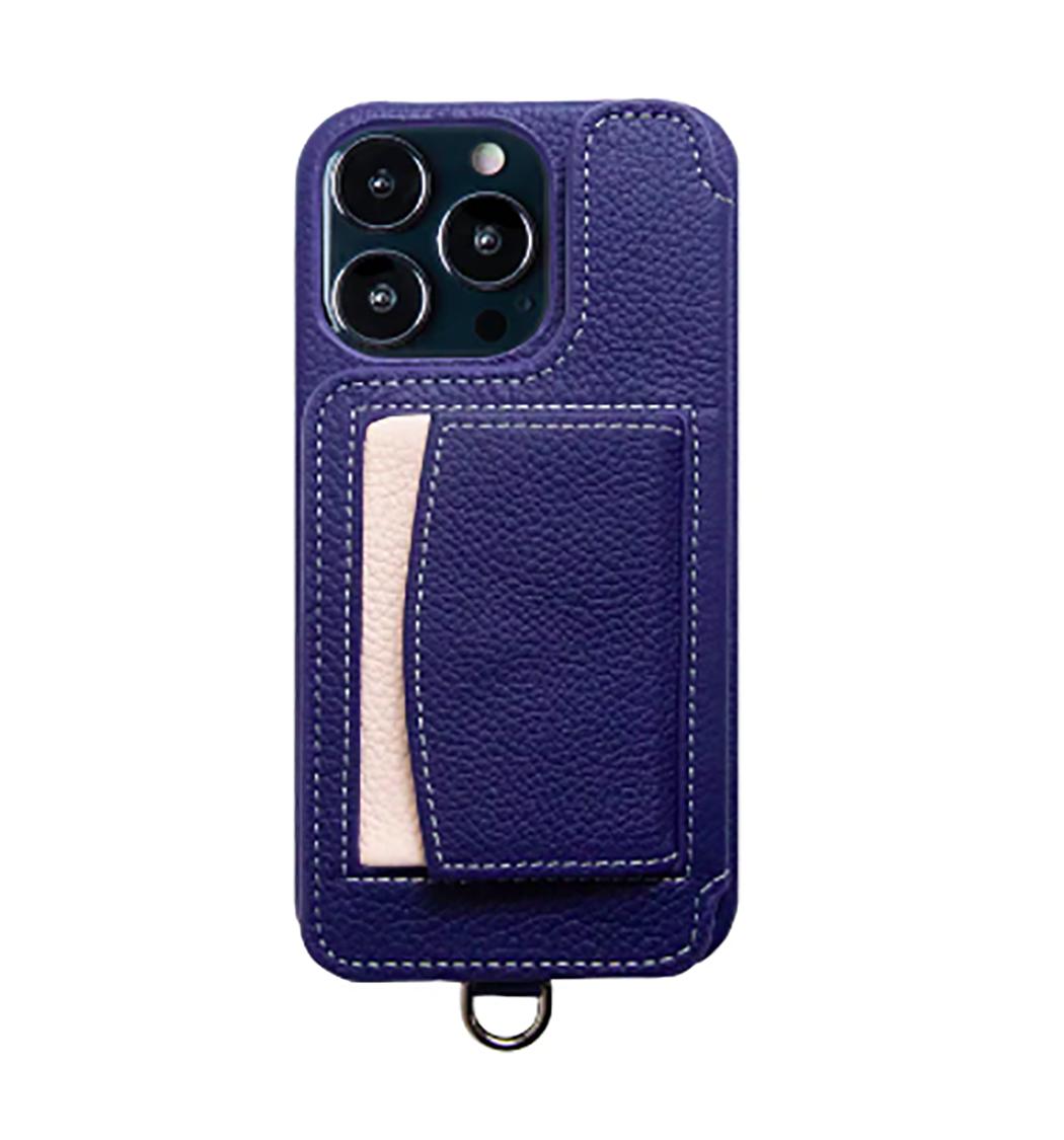 樂天商城 - 【正規取扱店】DEMIU POCHE iPhone14Pro DEEP BLUE/ROSE 携帯ケース (デミュウ)