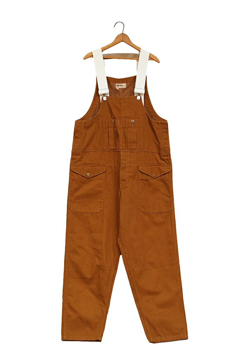 【正規取扱店】NIGEL CABOURN ナイジェルケーボン PT05 RAILWAY DUNGAREE レイルウェイダンガリー BROWN