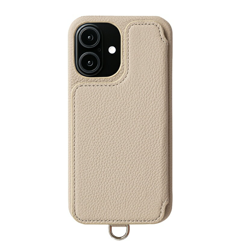 樂天商城 - 【正規取扱店】DEMIU POCHE FLAT iPhone16 BEIGE 携帯ケース(デミュウ)