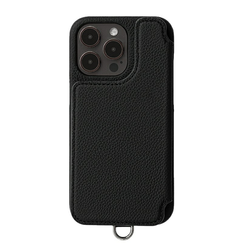 Rakuten - 【正規取扱店】DEMIU POCHE FLAT iPhone16ProMax BLACK 携帯ケース(デミュウ)