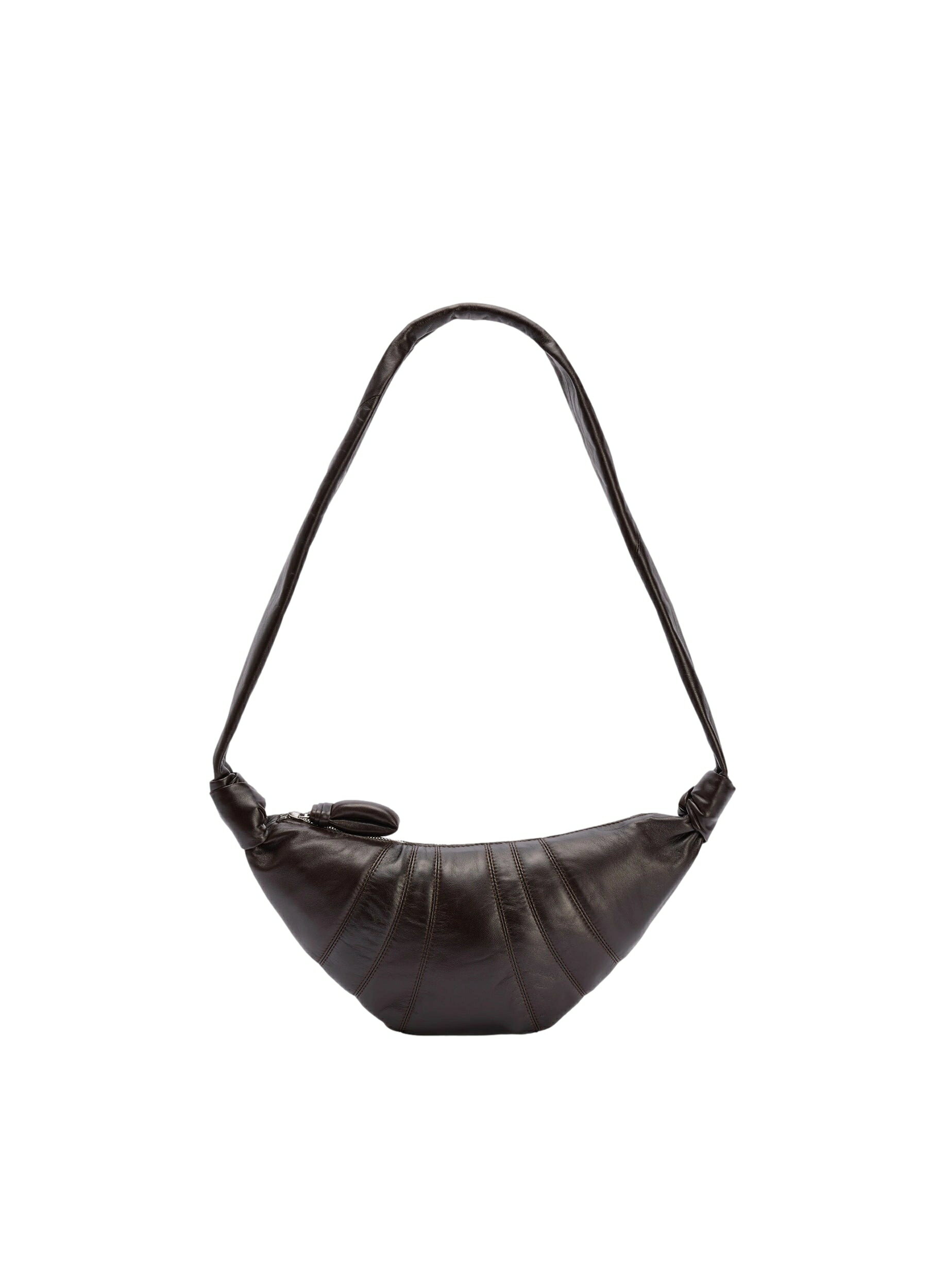 【正規取扱店】LEMAIRE クロワッサンバッグ SMALL SOFT NAPPA LEATHER DARK CHOCOLATE (ルメール)