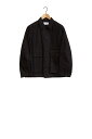 yK戵XzLEMAIRE BOXY JACKET BLACK ([)