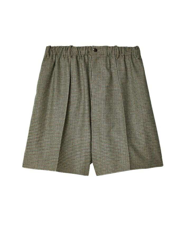 【正規取扱店】RANDOM IDENTITIES WORKER LOW CROTCH SHORTS HOUDSTOOTH(ランダム アイデンティティーズ)