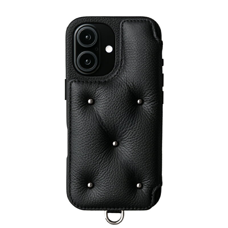 【正規取扱店】DEMIU BALLON CINQ iPhone17 ブラック 携帯ケース（デミュウ）