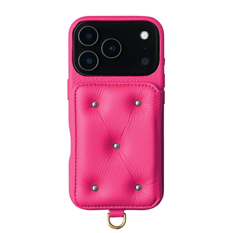 樂天商城 - 【正規取扱店】DEMIU BALLON CINQ iPhone17Pro マゼンタピンク 携帯ケース（デミュウ）