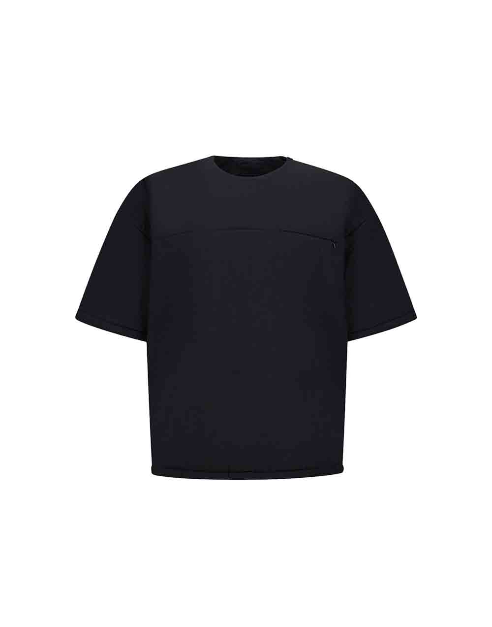 Rakuten - 【正規取扱店】HERNO ヘルノ GI00185UL Laminar ラミナー エクストラライトストレッチ パデッドTシャツ 9300 ブラック