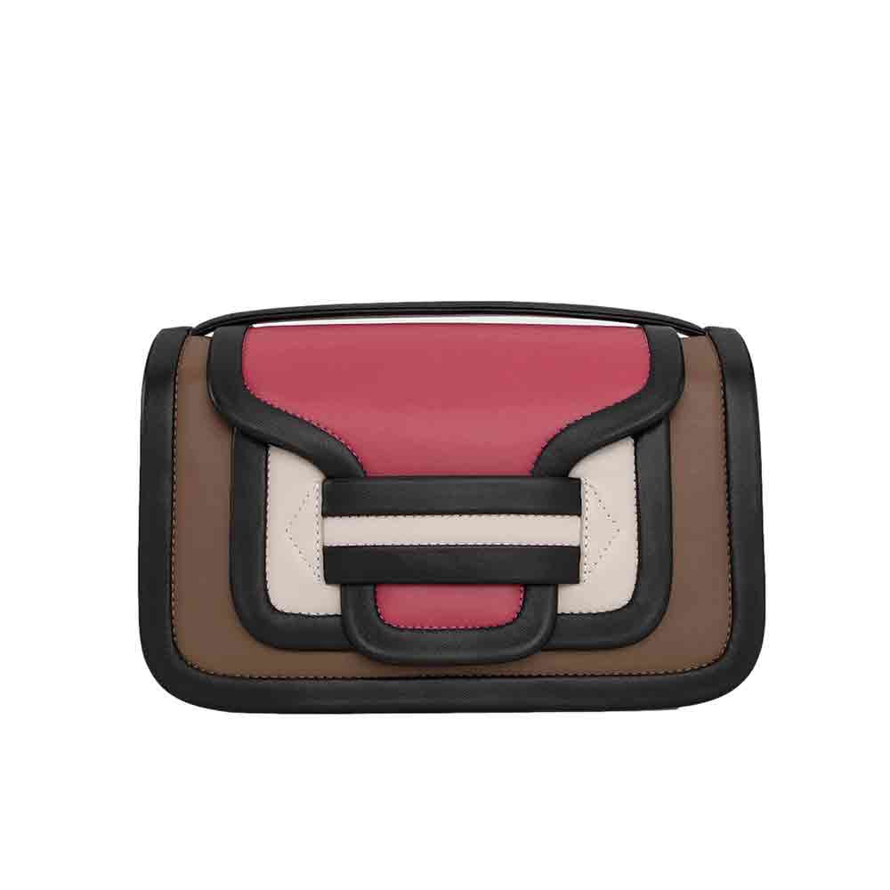 Rakuten - 【正規取扱店】PIERRE HARDY ピエールアルディ アルファ マキシ ハンドバッグ MULTI CAMEL