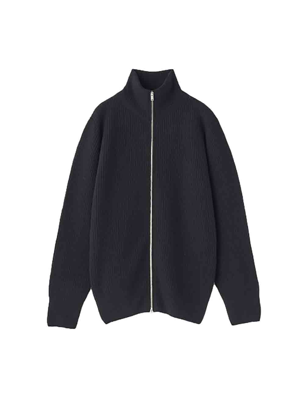 Rakuten - 【正規取扱店】JOHN SMEDLEY MALLAM カシミヤ混 フルジップスタンドネック長袖ドライバーズニットジャケット BLACK(ジョンスメドレー)