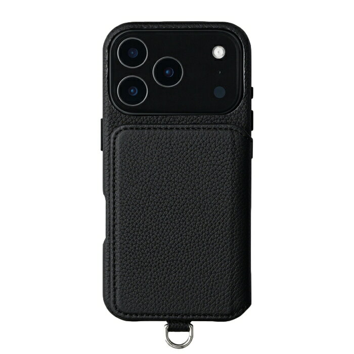 Rakuten - 【正規取扱店】DEMIU POCHE FLAT iPhone17Pro BLACK 携帯ケース(デミュウ)