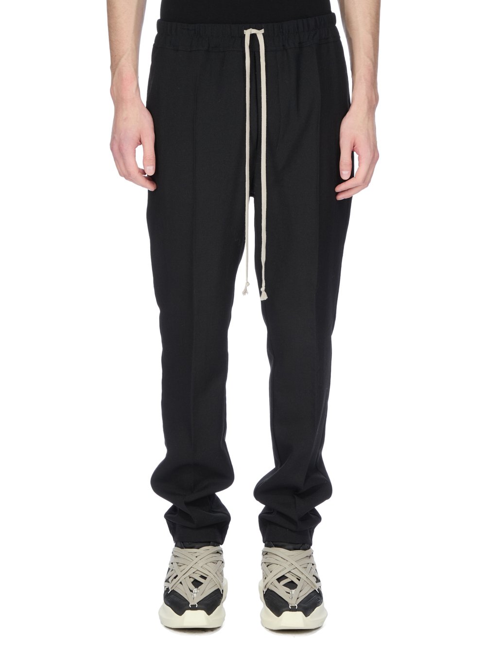Rakuten - 【正規取扱店】RICK OWENS DRAWSTRING SLIM LONG WA BLACK(リックオウエンス)
