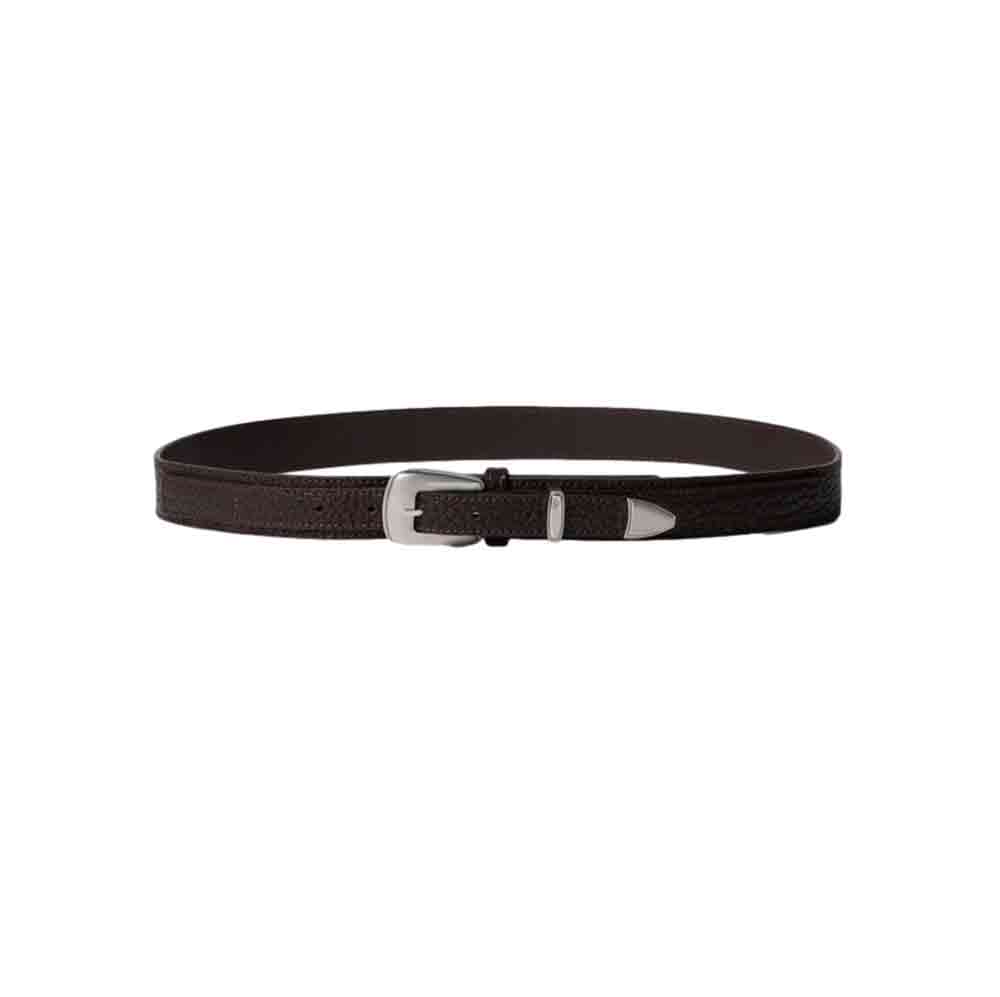 樂天商城 - 【正規取扱店】LEMAIRE MINIMAL WESTERN BELT DARK BROWN (ルメール)