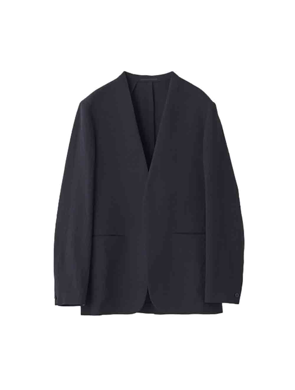 Rakuten - 【正規取扱店】JOHN SMEDLEY ウォッシュドウールホップサック ノーカラージャケット FJ259 (ジョンスメドレー)