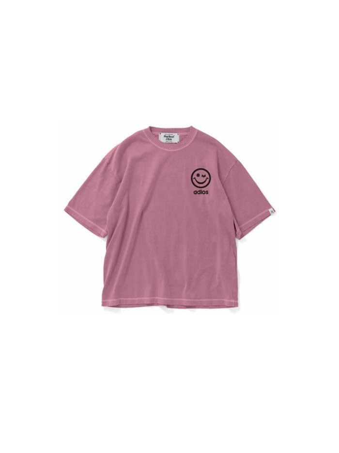 Rakuten - 【正規取扱店】Perfect ribs × A LOVE MOVEMENT GOOD VIBES ONLY Short Sleeve T Shirts Fede Pink(パーフェクトリブズ)
