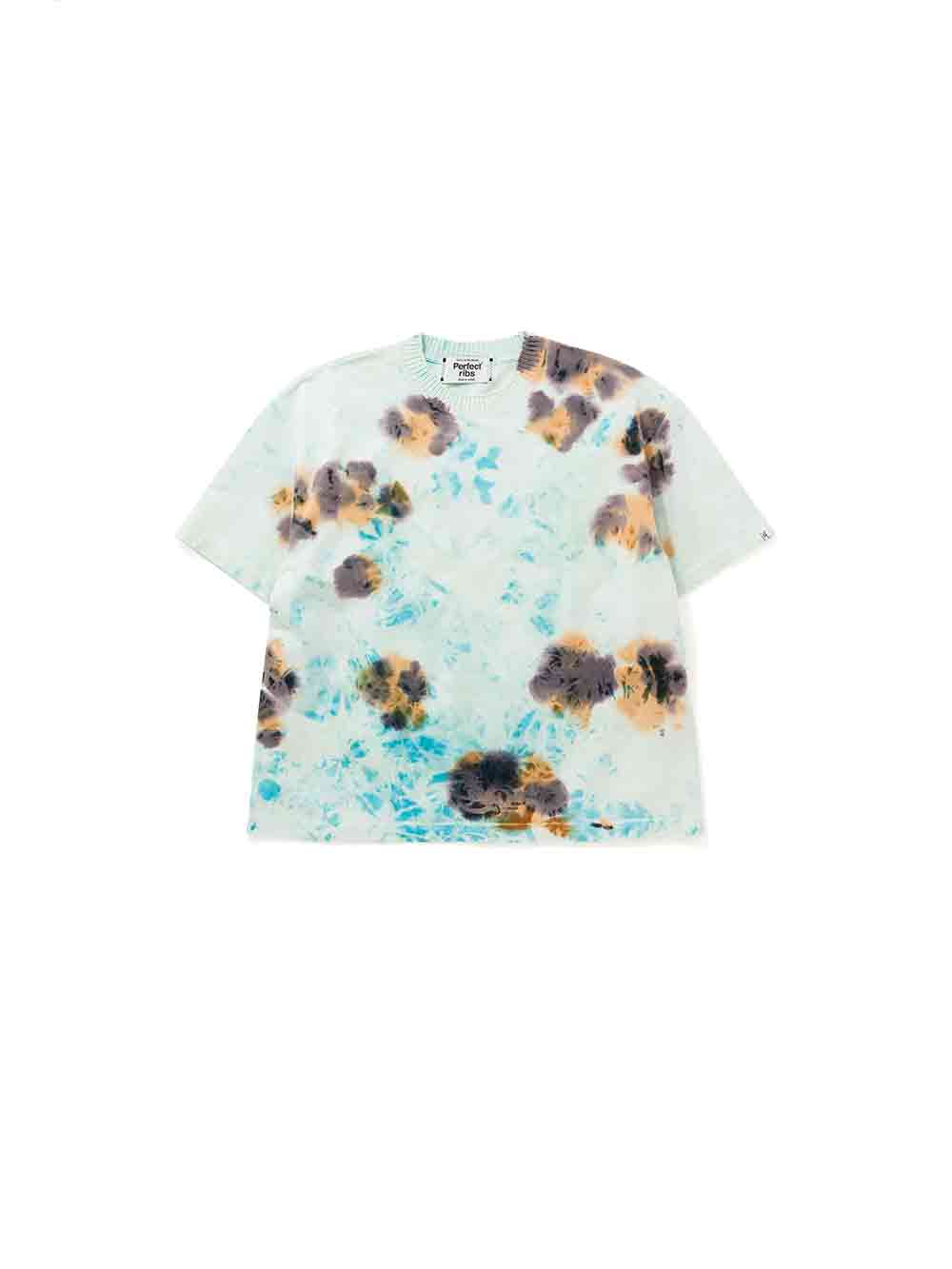 樂天商城 - 【正規取扱店】Perfect ribs Basic Short Sleeve T Shirts (Tie dye) Blue (パーフェクトリブズ)