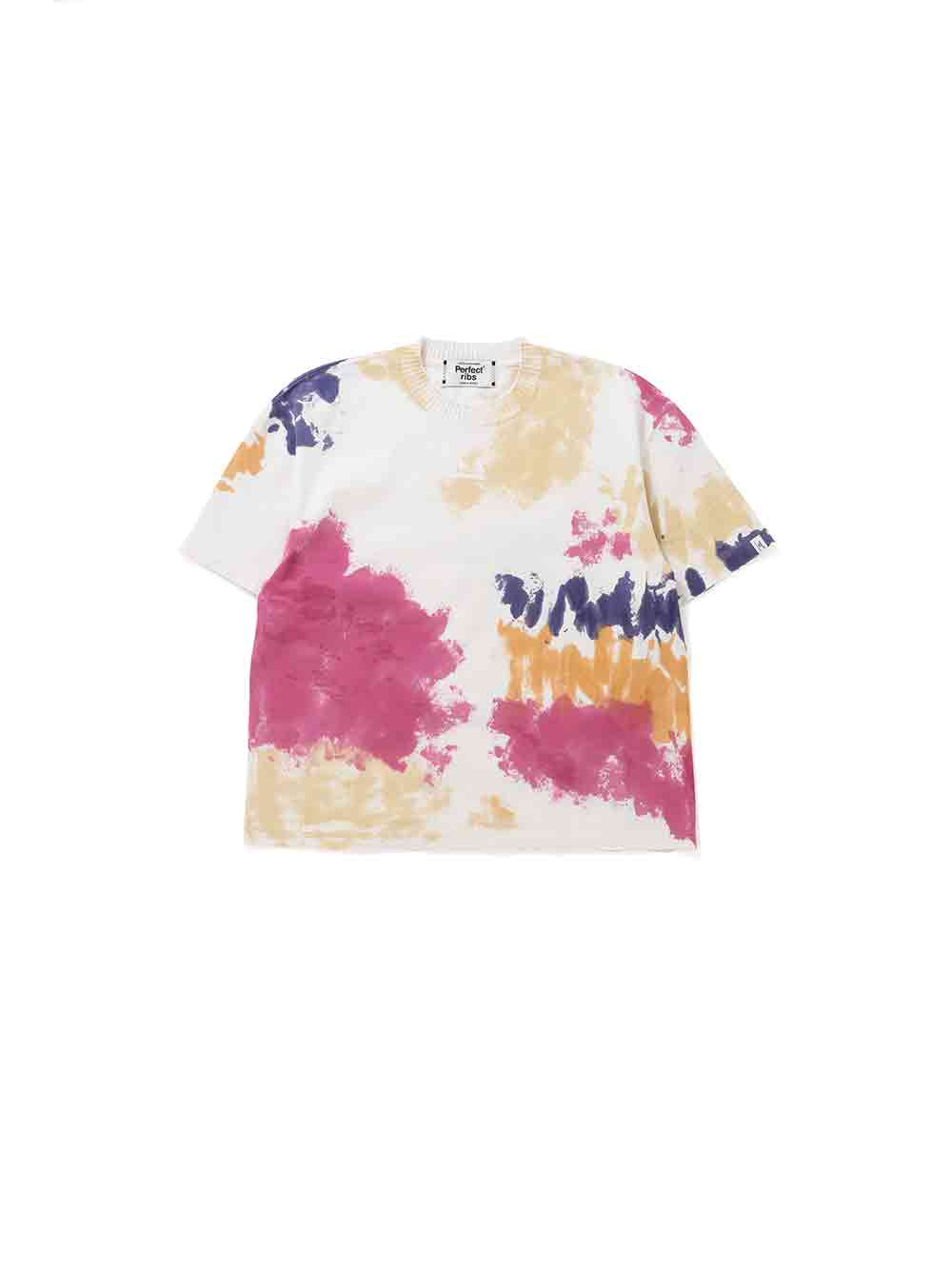 樂天商城 - 【正規取扱店】Perfect ribs Basic Short Sleeve T Shirts (Tie dye) Multi (パーフェクトリブズ)