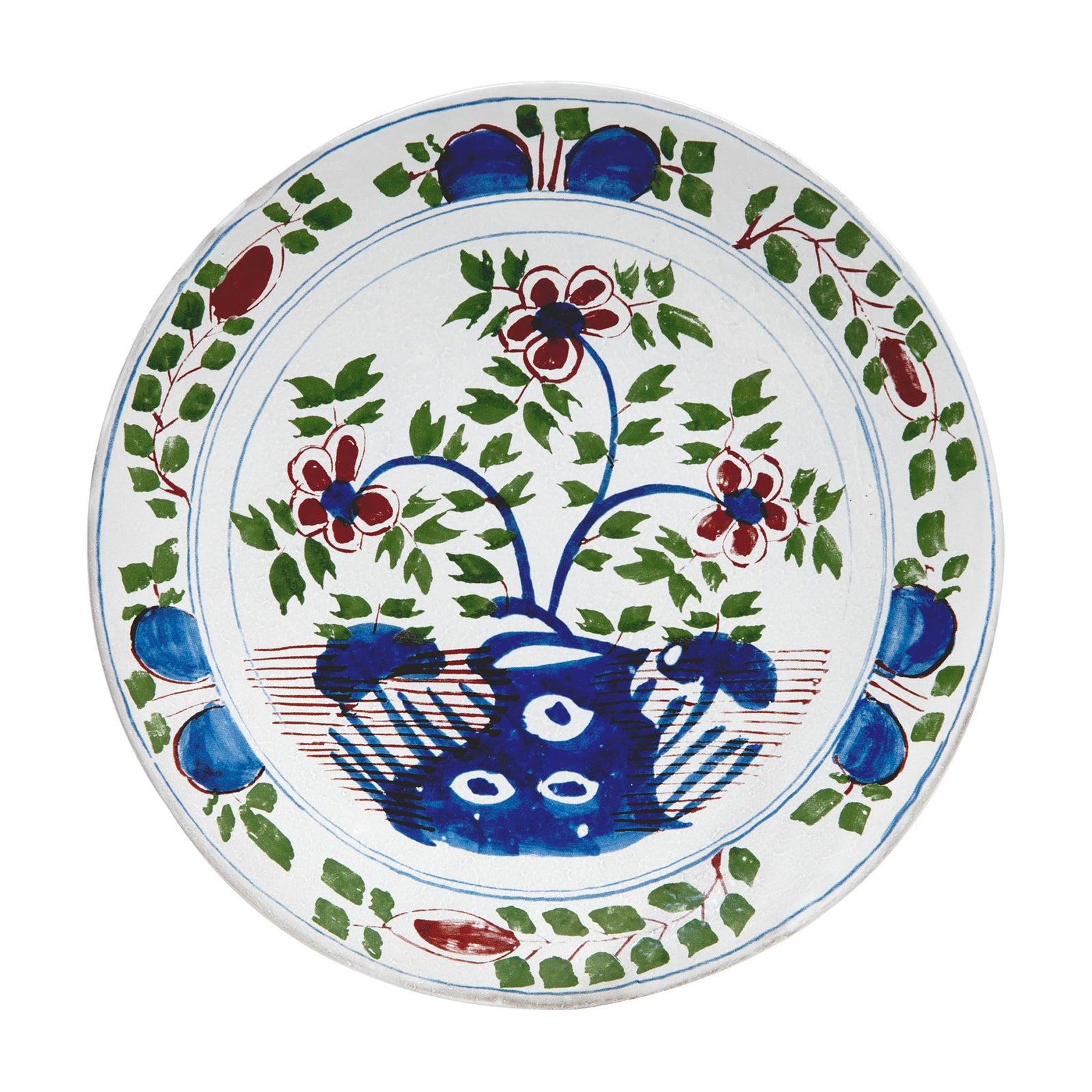 Rakuten - 【正規取扱店】ASTIER de VILLATTE John Derian English Delft Bouquet ディナープレート 24cm(アスティエ・ド・ヴィラット)