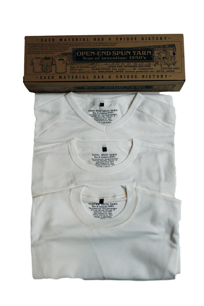 Rakuten - 【正規取扱店】NIGEL CABOURN 3-PACK GYM TEES WHITE (ナイジェルケーボン)