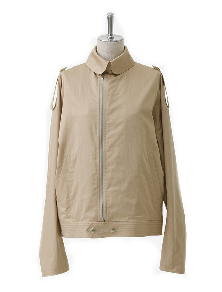 【正規取扱店】beautiful people 17S/S finx cotton satin french flight jacket beige (ビューティフルピープル) 1