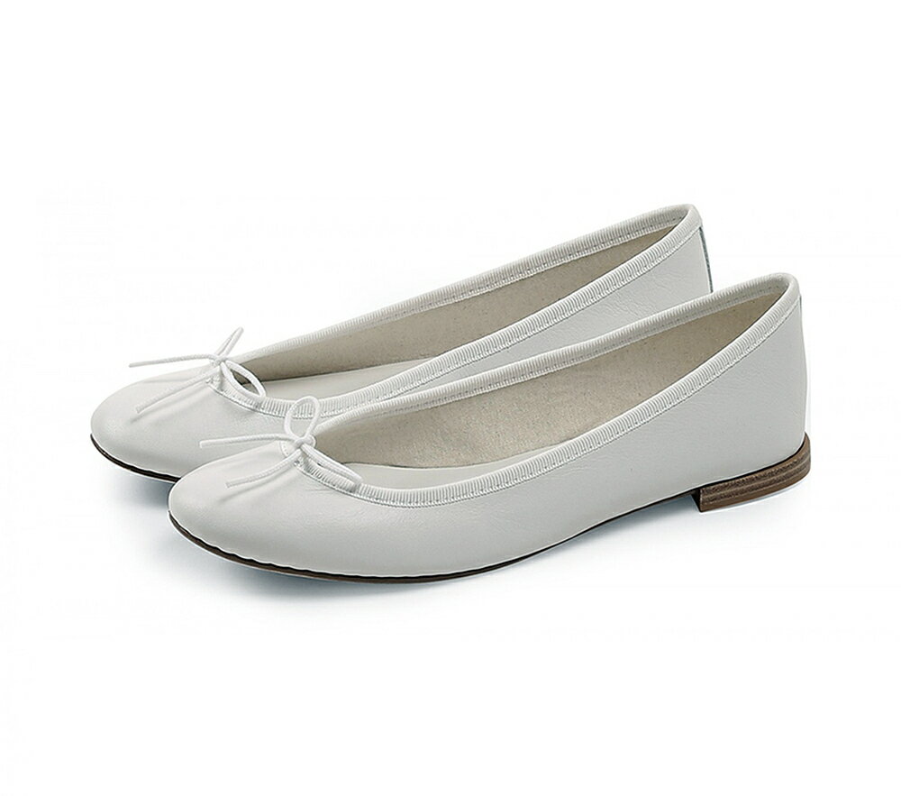 【正規取扱店】repetto Ballerina Cendrillon White (レペット) (サンドリオン レペット)