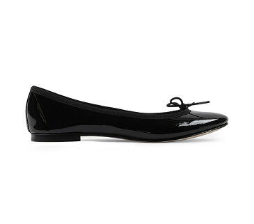 【正規取扱店】repetto Ballerina Cendrillon Patent Black (レペット) (サンドリオン レペット)