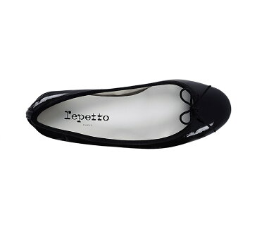 【正規取扱店】repetto Ballerina Cendrillon Patent Black (レペット) (サンドリオン レペット)