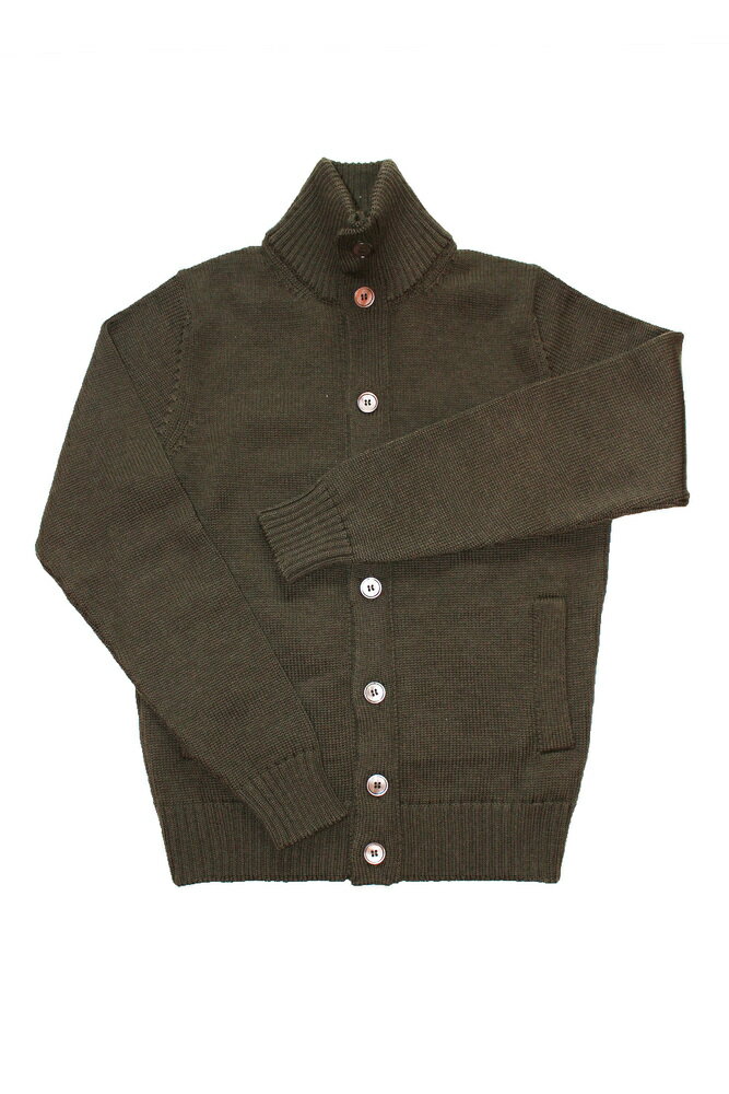 ZANONE ザノーネ CHIOTO SWEATERS MOCK NECK Z4874 KHAKI