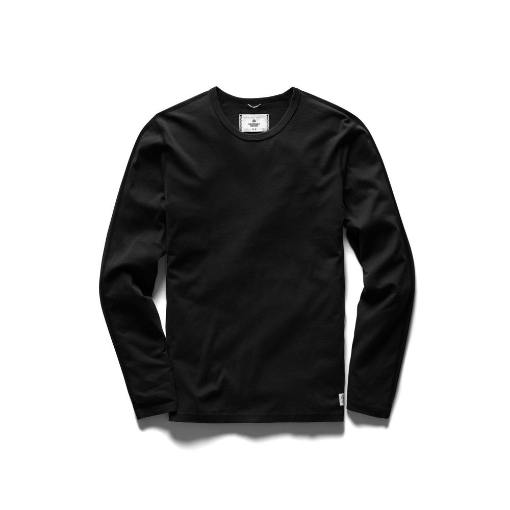 【正規取扱店】REIGNING CHAMP LONG SLEEVE T-SHIRT 長袖カットソー RC-2087 BLACK (レイニングチャンプ)