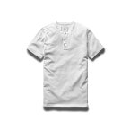 【正規取扱店】REIGNING CHAMP SHORT SLEEVE HENRY T-SHIRT 半袖ヘンリーネックカットソー RC-1073 WHITE (レイニングチャンプ)