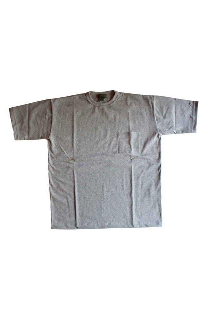 【正規取扱店】NIGEL CABOURN 19S/S WIDE T-SHIRT SOLID 120 GREY (ナイジェルケーボン) 1