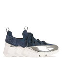 【正規取扱店】PIERRE HARDY TREK COMET SNEAKERS レディーススニーカー NAVY-SILVER (ピエールアルディ)