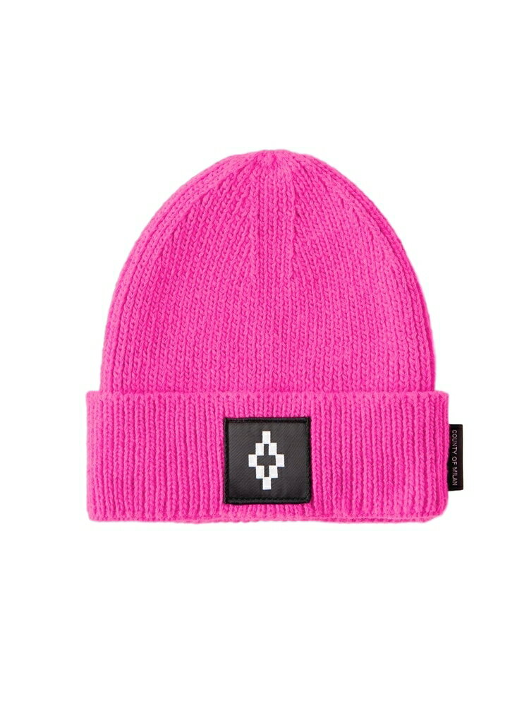 MARCELO BURLON BEANIE ニット帽 FUXIA (マルセロ ブロン)