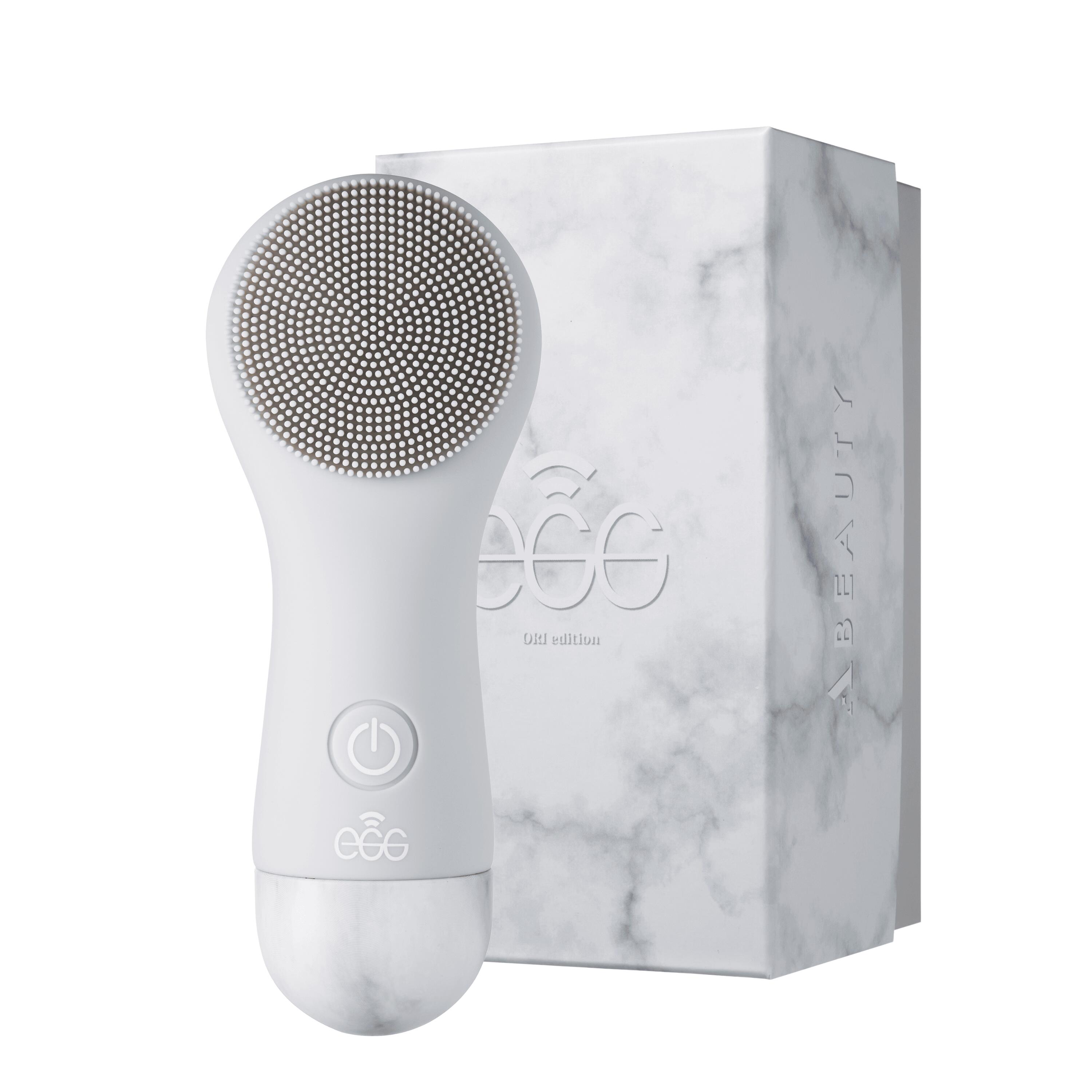 エッグ クレンジングデバイス2 ORI エディション EGG 洗顔ブラシ 電動 ブラシ シリコン洗顔ブラシ スキンケア 洗顔器 電動洗顔ブラシ クレンジングデバイス 美顔器 防水 エッグ 角質 角栓 大理石柄 マーブル柄 日本限定