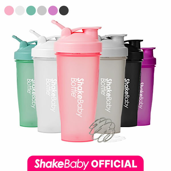 ★公式販売店★ SHAKE BABY オリジナルボトル 790ml 6色 中1個 プロテイン シェイカー トレーニング ダイエット ドリンクボトル スポーツ アウトドア ジム ボトル 水筒 韓国食品 韓国直送